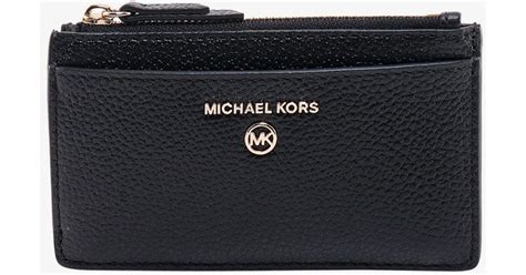 michael kors black credit card holder|Michael Kors women's card holder.